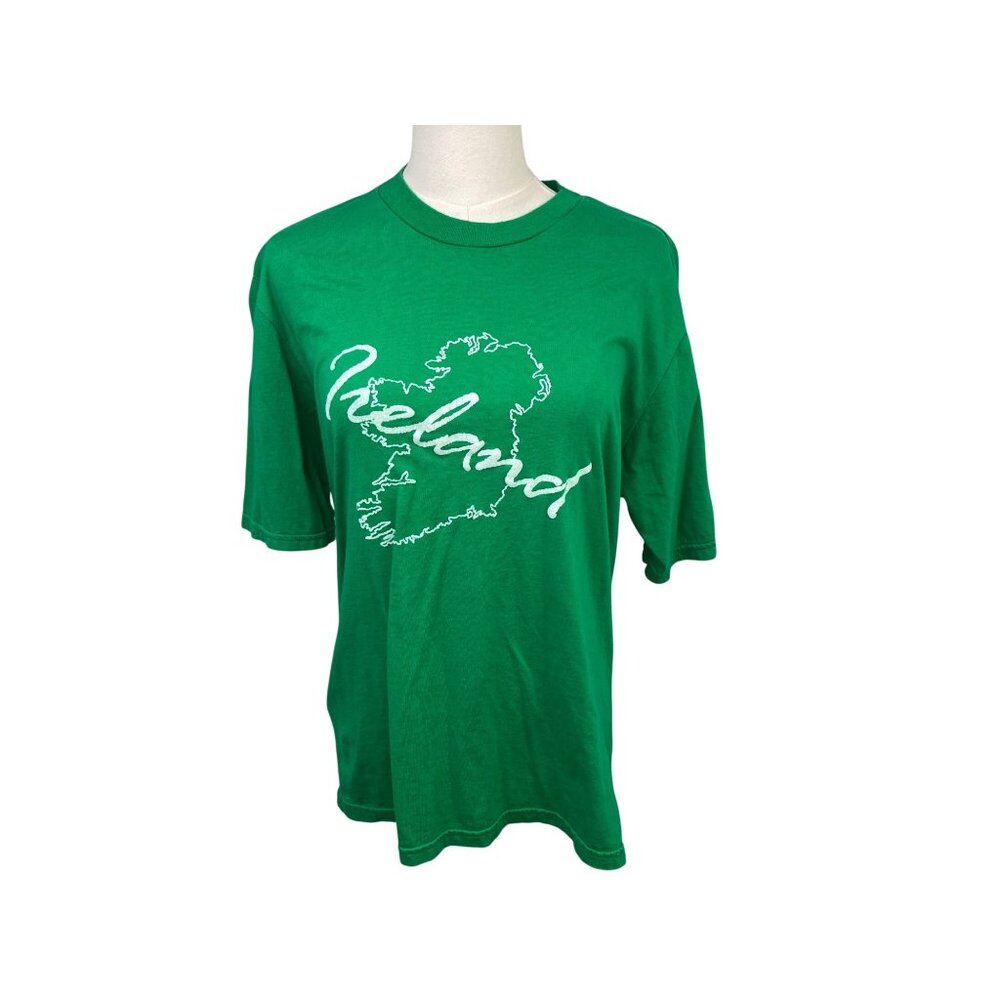 Vintage Ireland Green Unisex T-Shirt 100% Cotton O'Neills Made In Ireland *